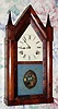 C.1845, J. J. Beals and Co., 30-hour time/strike steeple clock.