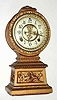 Part of figural clock, C. 1900, Ansonia Clock Co., 8-day time/strike, movement and tower.