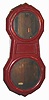 C.1875, Seth Thomas Clock Co., "Office Calendar No. 1" empty case.