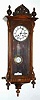 C.1890, German, R-A style wall regulator, now with another movement that is too "short" for this case [pend about 5" high].