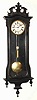 C.1880, Germany, H Endler and Company., Freiburg, 8-day Vienna style regulator timepiece, 1-weight..