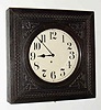 C.1915, E. Ingraham and Co., "Solar", 8-day wall timepiece, square case.