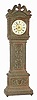 C.1900, Ansonia Clock Co., GRANDFATHER, as-found, mini novelty tall case with 1-day timepiece mov't.