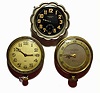 Lot of Three Car Clocks- 