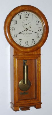 Seth Thomas, for the Webb C. Ball Co., Cleveland, REGULATOR No. 2, in oak, with 8-day weight movement, sometimes called the Ball's Standard Regulator. C.1901. — Antique Clocks Price Guide