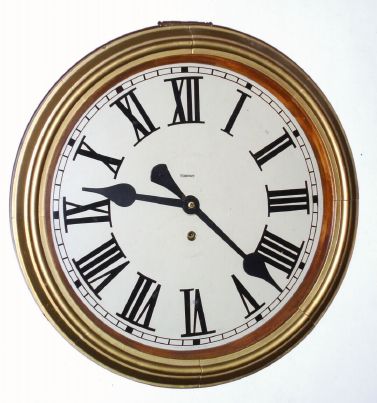 Waterbury Clock Co., BALCONY, 18-Inch dial, gallery style timepiece, 8-day spring. C.1920. — Antique Clocks Price Guide