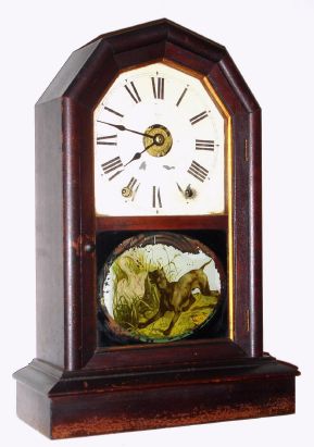 Seth Thomas, RICHMOND, V.P., from their City series, in mahogany with 8-day time and gong strike movement, spring. C.1880. — Antique Clocks Price Guide