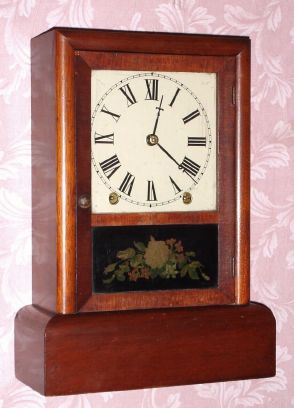 Seth Thomas Clock Co., time and strike "COTTAGE" model shelf clock, 8-day time and gong strike. C.1880. — Antique Clocks Price Guide