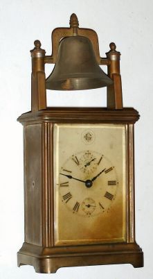 Wm. L. Gilbert, ROLLING BELL, one day time and alarm clock. C.1898. — Antique Clocks Price Guide