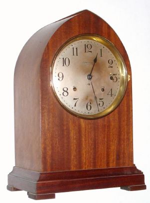 Seth Thomas Clock Co., "Chime Clock No. 16", 8-day, 4-bell Sonora chime mantel clock (same tune as Westminster), large model. Circa 1913. — Antique Clocks Price Guide