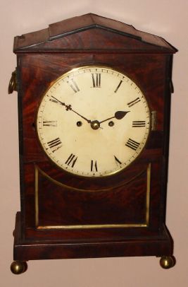 English, Regency bracket clock, movement is prominently stamped J. (James) Condliff, Liverpool (on the front plate), as-found, needing restoration. Circa 1830 — Antique Clocks Price Guide