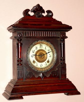 Ansonia Clock Co., "SHARON", 8-day time/strike mantel clock. Circa 1894 — Antique Clocks Price Guide