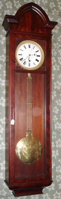 French, Pinwheel Jeweler's regulator with grid pendulum in a Gothic style case with fretted dial mask, C.1880 — Antique Clocks Price Guide