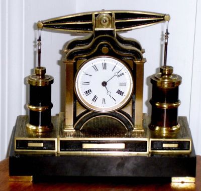 French, BEAM ENGINE, from the industrial series by Guilmet, 8-day timepiece, C.1885. — Antique Clocks Price Guide