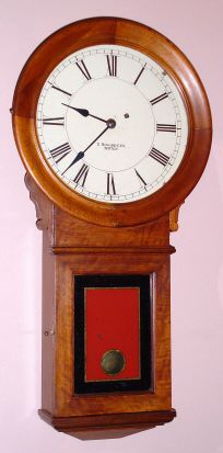 E. Howard and Co., Boston, REGULATOR No. 70, in walnut, weight driven, 8-day timepiece, C.1895. — Antique Clocks Price Guide