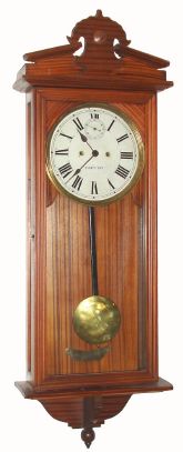New Haven Clock Co., VAMOOSE, 30-day duplex spring timepiece in a nicely retored case, C.1911 — Antique Clocks Price Guide