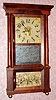 Mixed lot, a good double deck Empire case with mahogany veneer, probably Birge and Peck, now with a signed Chauncey Jerome, 8-day, 2-wt movement, C.1845.