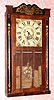 Erastus Hodges, Torrington, Conn, half column and splat shelf clock, 30-hour wooden works, time and strike. C. 1830.