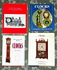 Books, box lot: "A Treasury of American Clocks" by Brooks Palmer; "The Book of American Clocks", by Brooks Palmer; "Clock Construction, Maintenance and Repair", by Coggins; "The Noble Jerome Patent 30 hr Brass Weight Movement", Nawcc; "The Romance of Time" by Brooks Palmer, "Clocks" (Smithsonian Illustrated Library), Cooper-Hewitt Museum; "CLOCKS", by Simon Fleet; "Q and A of the Clockmaking Profession", Baier, Tigner, Whitney, 1981; "The Country Life Book of Clocks", by E. Joy; "Simon Willard and His Clocks", by John Ware Willard; "Alte Uhren", German magazine, Jan 1978; Catalog: Bournes, Bothe Clock Collection, 1987; "The Lure of the Clock", Hering; "Horolovar 400 Day Suspension Guide" (Dec 2003), "The Old Clock Book" by Moore; "Clocks and Their Value", by deCarle; "Complicated Watches and their Repair", deCarle; "Dictionary of Clocks and Watches" by Bruton: "Clocks, Repair and Maintenance" by E. Smith; "Thomas Tompion" by R. W. Symonds; and "Horology Americana by Dworetsky and Dickstein.
