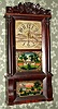 Forestville Mfg. Co., full column and carved splat shelf clock, 8-day time and strike, 2-wt. C. 1840.