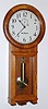 Seth Thomas Clock Co., REGULATOR No. 2, weight driven wall timepiece in an oak case. C. 1900.