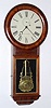 Seth Thomas Clock Co., Plymouth Hollow, "REGULATOR No. 1", rosewood cased wall timepiece, 8-day, weight. C.1868.