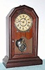 Seth Thomas Clock Co., NASHVILLE, rosewood mantel clock, from the City Series, 8-day, time and bell strike. C.1880.