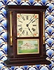 Seth Thomas Clock Co., GILT COLUMN, 8-day time and gong strike mantel clock. C.1926.