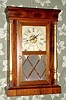 Ansonia Brass and Copper Co., Ansonia, Conn, small column and cornice, 8-day shelf clock, striking. C.1870.