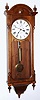 Seth Thomas Clock Co., Thomaston, Conn, "REGULATOR No. 6", in walnut, 8-day, weight driven, in a walnut case, serial No. 310 of 4000. C.1976.