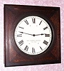 Self Winding Clock Co, New York, time mvt Style No. 29 Serial No. 14034 in oak case with 14" dial, original paper instructional labels and metallic identification tags all present, electrically driven and designed for use under lease by Western Union to receive a synchronizing signal from the Naval Observatory in Washington D.C. C. 1930.