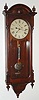 Seth Thomas Clock Co., Thomaston, Conn, REGULATOR No. 6, in walnut, with 8-day weight movement. C.1884.