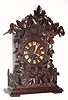 German, Ges Geschutzt, 8-day shelf cuckoo clock with large/robust going barrel movement. C.1880.