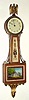 Waltham Watch Co, "No. 1550", lever movement banjo timepiece, 8-day, spring, using Waltham reliable car clock movement. C.1928.