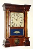 Seth Thomas Clock Co., mini Column and Cornice clock, the COLUMN model, 8-day time and gong strike. C.1886.