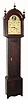 Bert Francis Wood, Winchester, NH, 8-day, time and bell strike, wooden movement tall clock, No. 16. History: a contemporary of Charles Alvah Smith (Vt), Wood lived in Winchester, NH. He made around 40 clocks in his lifetime, including 12 tall clocks and 28 banjo clocks, one of which can be seen in the Winchester, NH Historical Society Museum. A cousin to our tall clock was made especially for the Town of Winchester, and still stands there in the town library. C.1930.