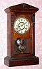 Seth Thomas Clock Co., "ATHENS" from the City series, walnut cased shelf clock, time and strike, 8-day. C.1880.