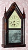 Wm. L. Gilbert and Co., 30-hour miniature steeple case timepiece. C.1860.
