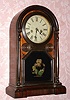 Welch, Spring and Co., ITALIAN No. 1, 30 hour time and strike shelf clock in rosewood. C.1878.