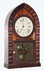 J. C. Brown (Forestville Manufacturing Co.), Ripple Molded round Gothic or Beehive, 8-day time and strike, spring. C.1845