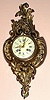 French, ormolu cartel clock, 8-day time and bell strike, Louis XVI style, C.1860, no signature on case or mvt.
