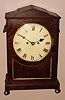 English, Regency bracket clock, movement is prominently stamped J. (James) Condliff, Liverpool (on the front plate), as-found, needing restoration. Circa 1830