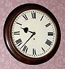English, F. W. Elliott Ltd., 8-day gallery timepiece (going barrel movement). Circa 1915