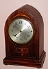 Seth Thomas Clock Co., "Chime Clock No. 64", Westminster chime on rods, playing longer segment of the tune every 15 minutes. In the same manner as the Sonora models, this has a separate, heavy chime movement. C.1914