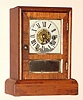Seth Thomas Clock Co., "Cottage C", 30-hour time and alarm miniature cottage clock. Circa 1870