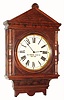 Self Winding Clock Co., NY, GALLERY No. 10, in cherry, battery driven timepiece with Style A self winding movement with Graham escapement, C.1887