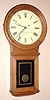 Eastman Clock Co., Chelsea, Mass, 8-day time/strike wall timepiece . Movement has the serial No. 681. Joseph Eastman was trained by the Willards and established the Eastman Clock Company which eventually became the Chelsea Clock Co. in 1897. The Pendulum No. 1 made by Chelsea was based on this model. Circa 1887