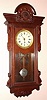 Seth Thomas Clock Co., "Panama", 8-day time/strike wall clock. Circa 1886