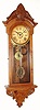 F. Kroeber Clock Co., "Regulator No. 31", 8-day time/strike wall clock. Circa 1881