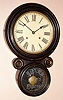 E. Ingraham and Co., "Ionic", 8-day time/strike advertising wall clock, for Adams and Co., Express, Circa 1911